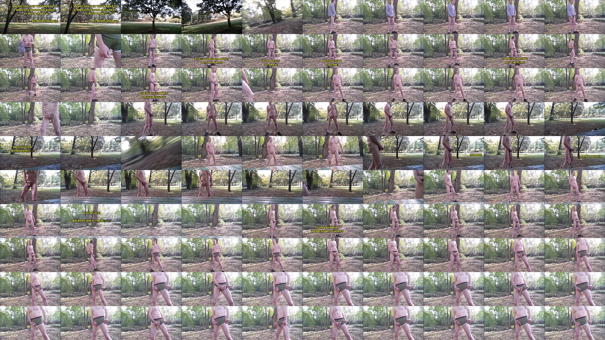 Crazy Open Park Field Nude JO  10-2016 预览图