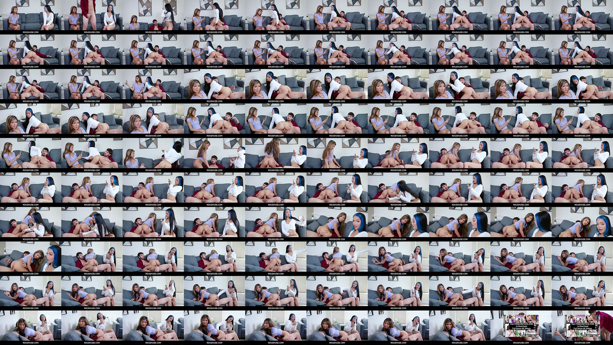RoughUse - Asian Teen Stepsisters Are Free Use Threesome For Stepbrother - Clara Trinity, Paisley Paige, Nade Nasty 预览图