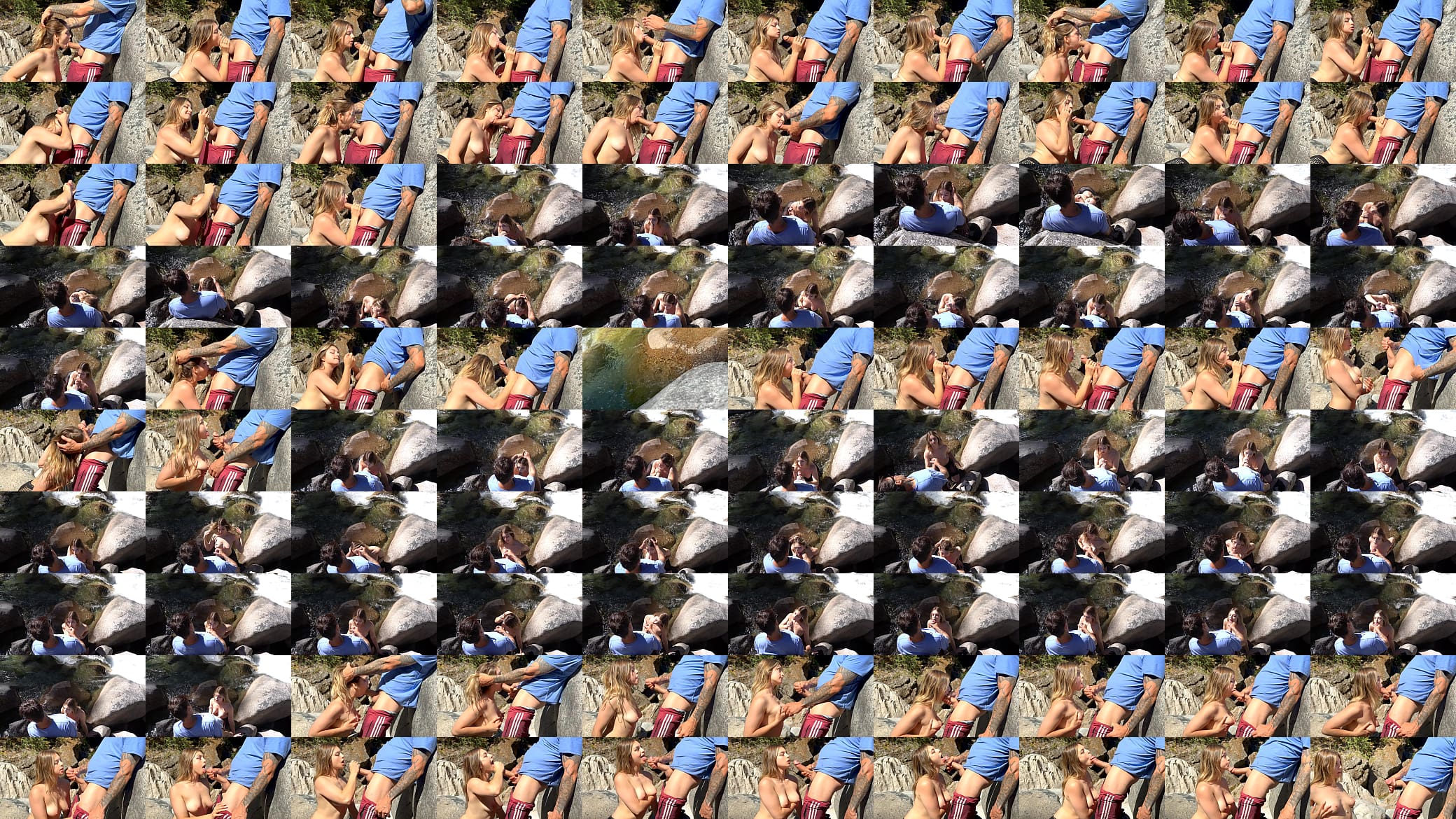 I meet a tourist and she gives me a blowjob in the mountains. 预览图