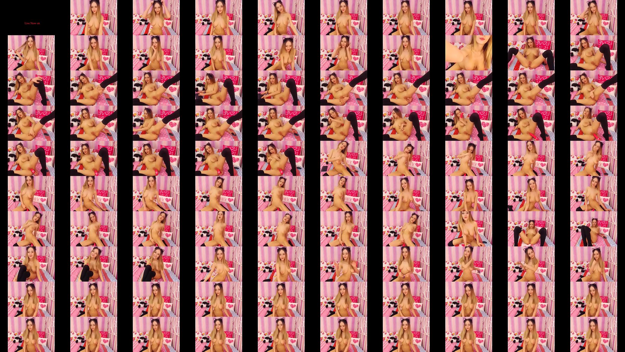 Pussy Cat Strip show on webcam 预览图