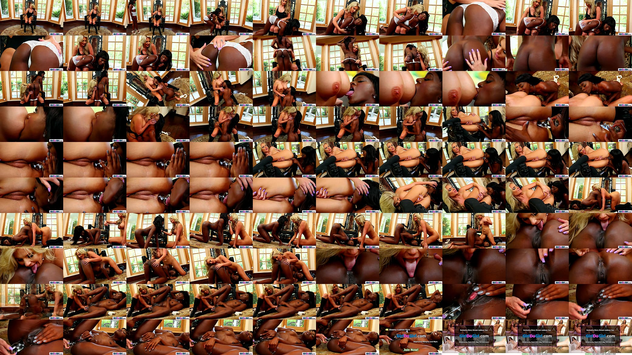 Dominant busty lesbian anal toys ebony 预览图
