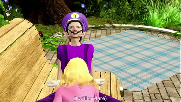 Waluigi Bones Princess Peach