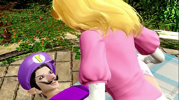 Waluigi Bones Princess Peach
