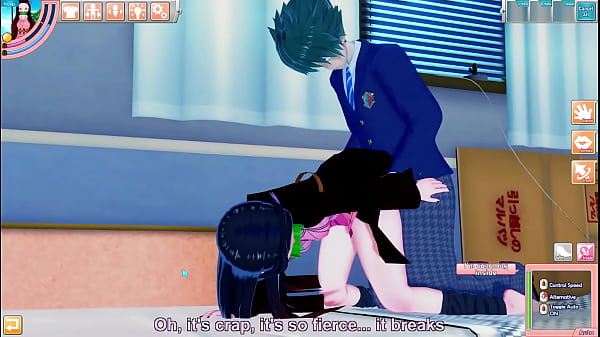 Midoriya fode de quarto nezuko