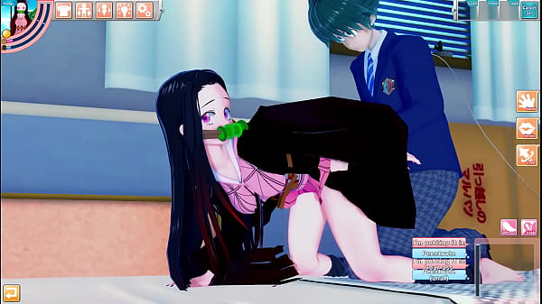 Midoriya fode de quarto nezuko