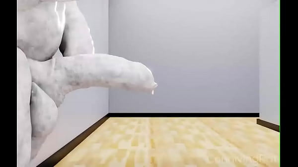 Download Video - Furry Crocodilo mamando estatua grega