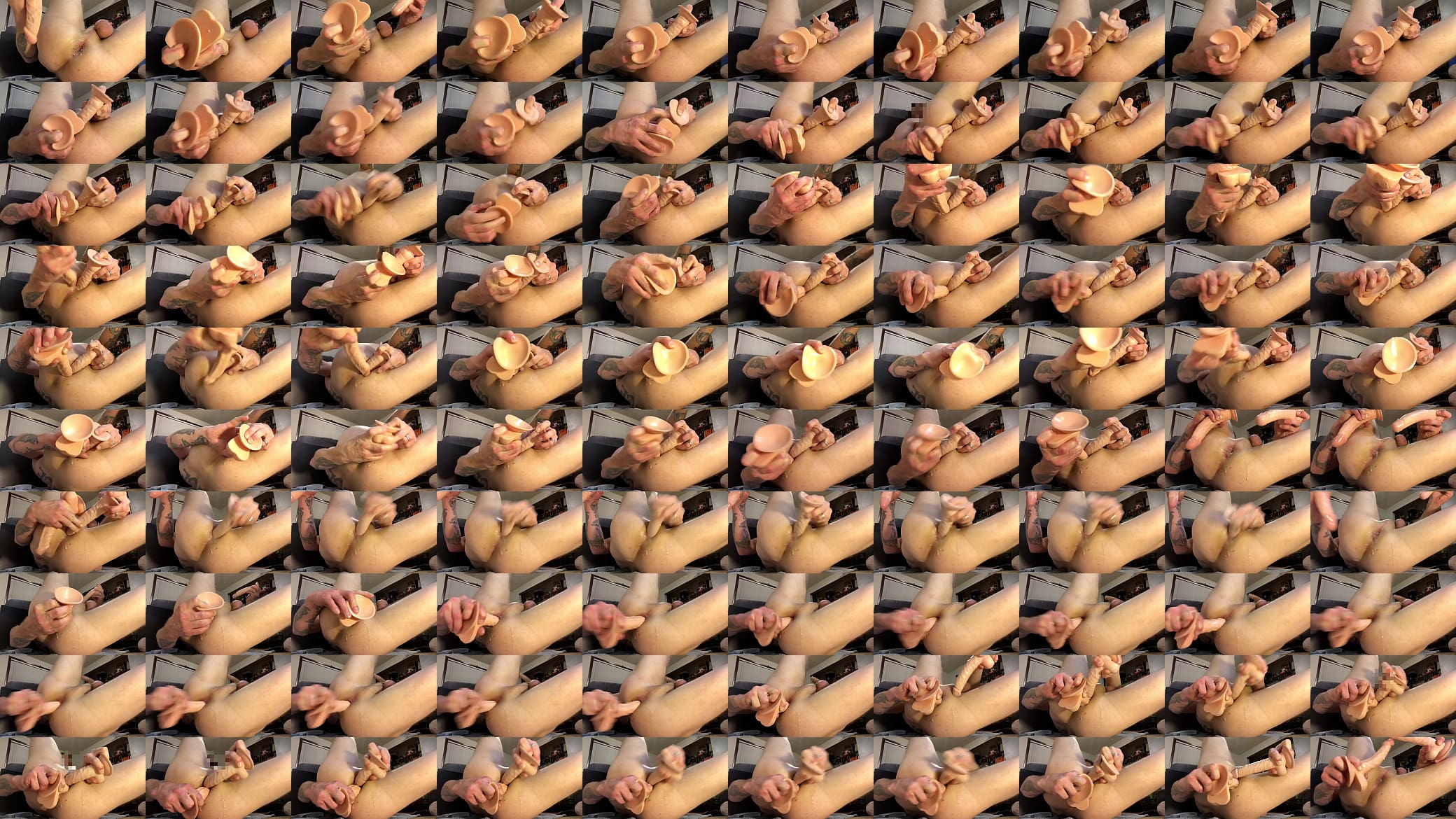 Two cocks fucking my ass at the same time!  Stretching my fuckhole real nice! 预览图