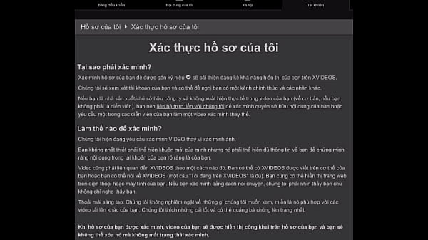 Video x&aacute;c minh