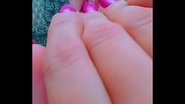 Strawberry Pink Pussy: Fingering her perfect Clit