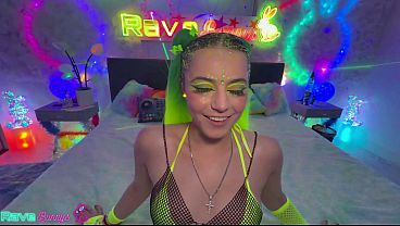 Kylie Quinn Gags On Brian Omally's Cock With Neon Pigtails Flying!