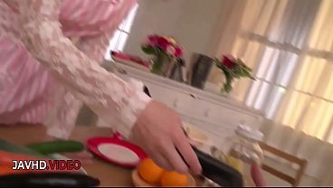 Slim Japanese Wife Chihiro Akino Gives Intense Blowjob and Hardcore Fuck