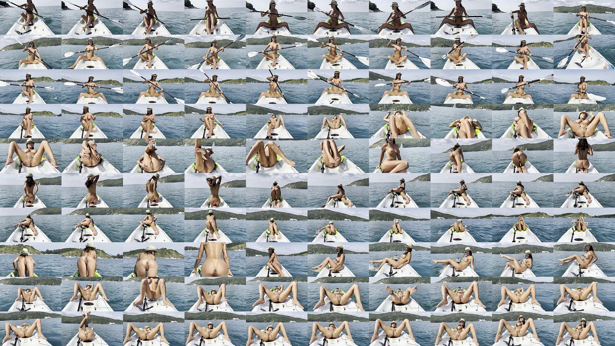 Naughty Monika Fox Masturbates And Squirts On A Kayak In The Sea (Free) 预览图