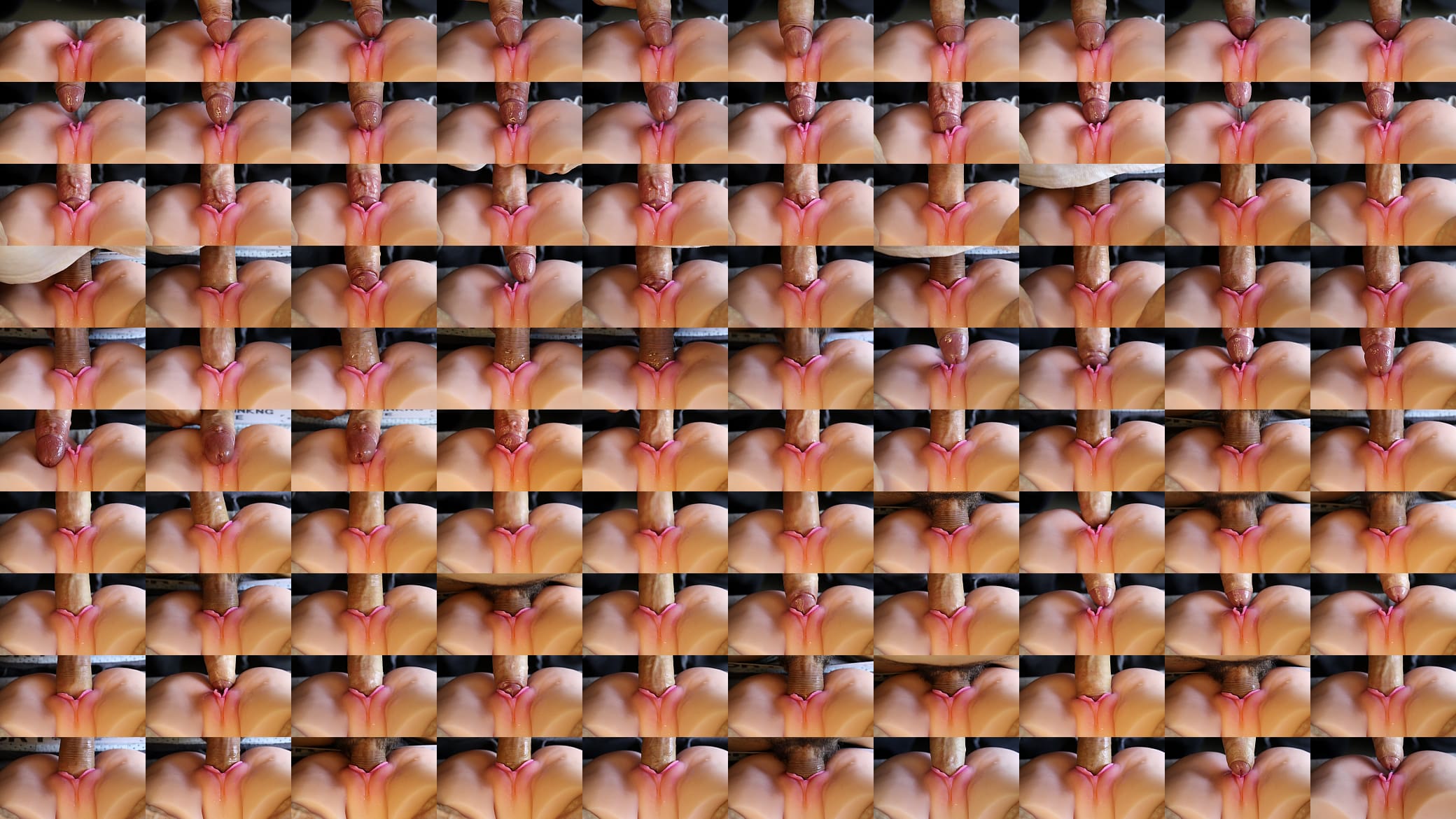 A thick cock gently and slowly penetrates inside with sweet moans 预览图