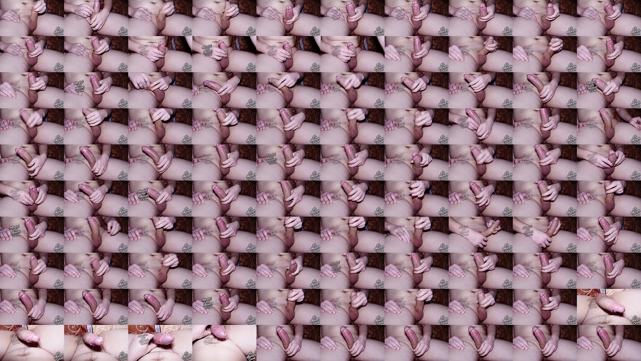 Stepbrother Masturbating A Big Meat Dick In Zoom For His Girlfriend, A Real Orgasm Without Hands 预览图