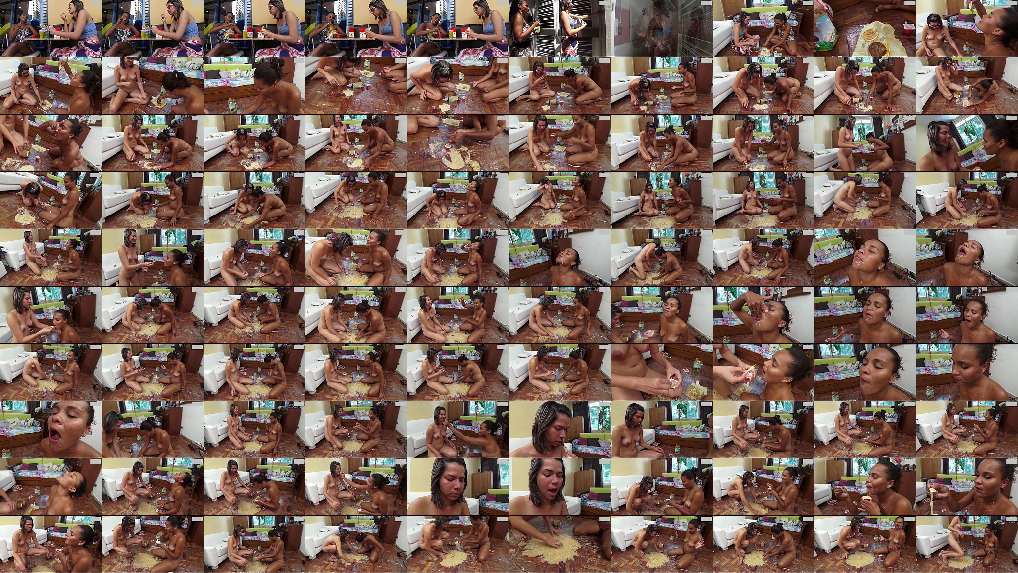 Two Naked Girls Gagging Vomit Puke Puking and 预览图