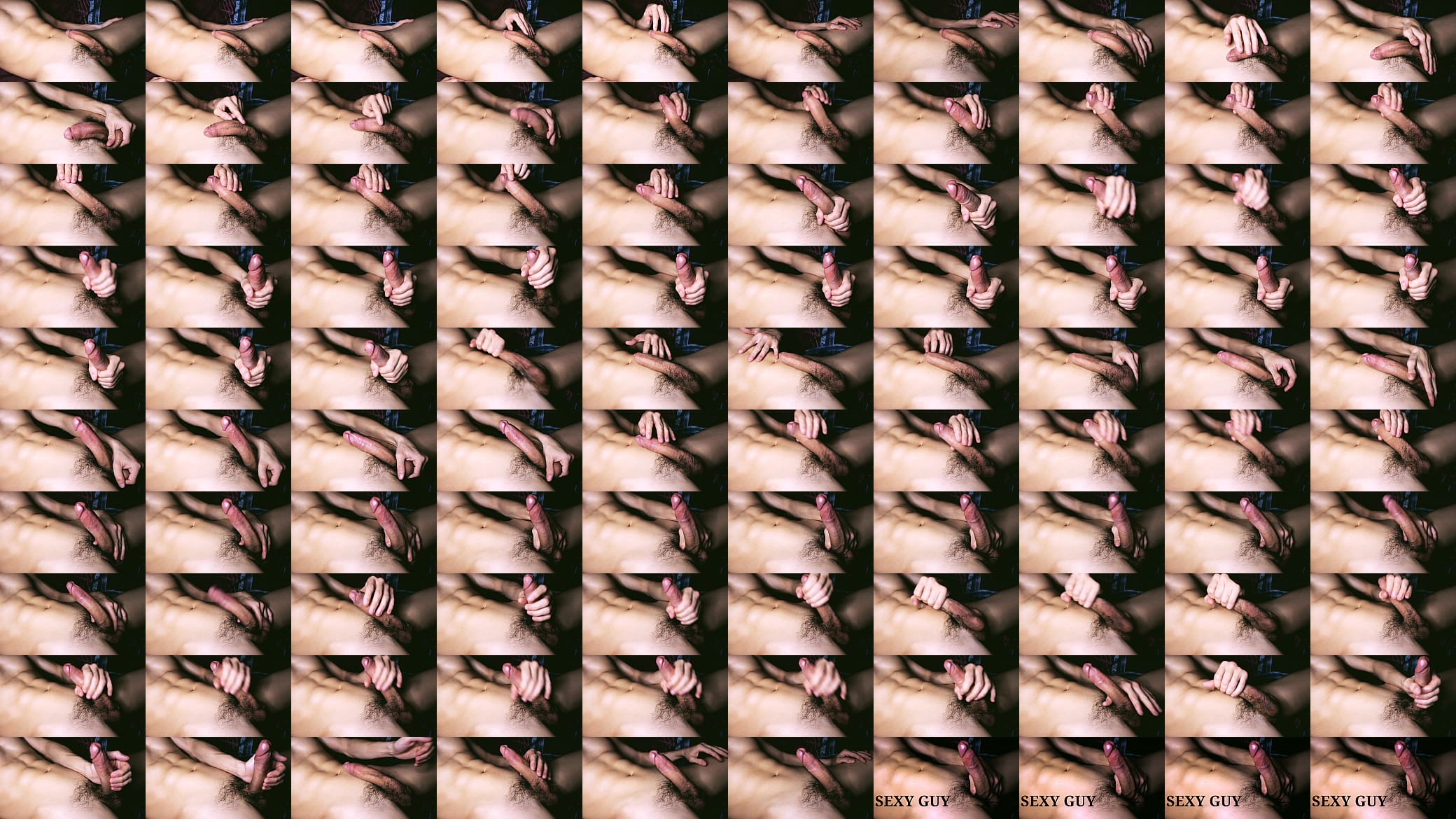 I watch an interesting movie and caress my beautiful penis 预览图
