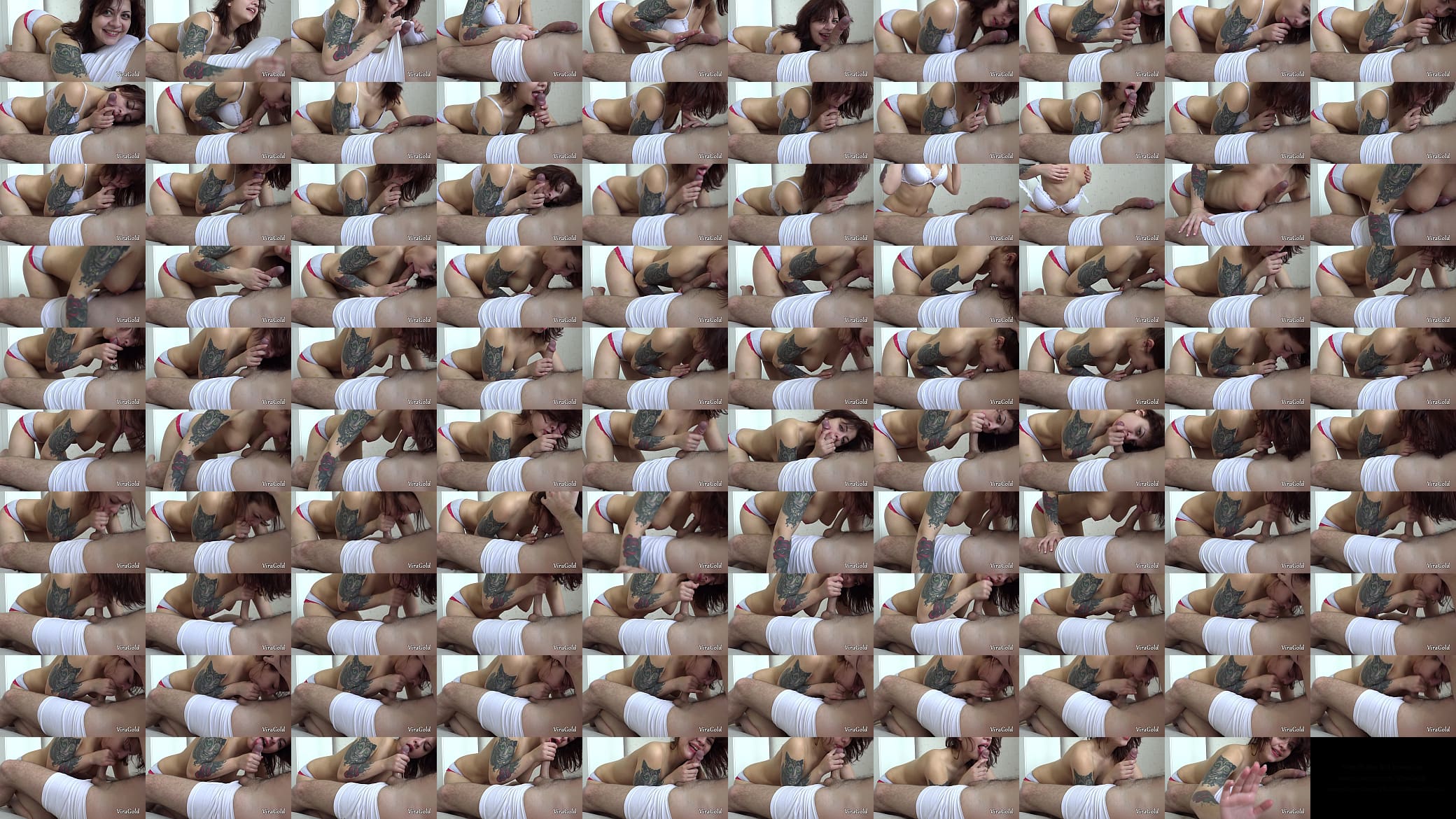 Cum in mouth. Rebecca Rainbow and Vira Gold 预览图