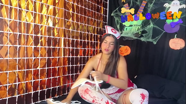 Busty and big-ass stepmother celebrates Halloween
