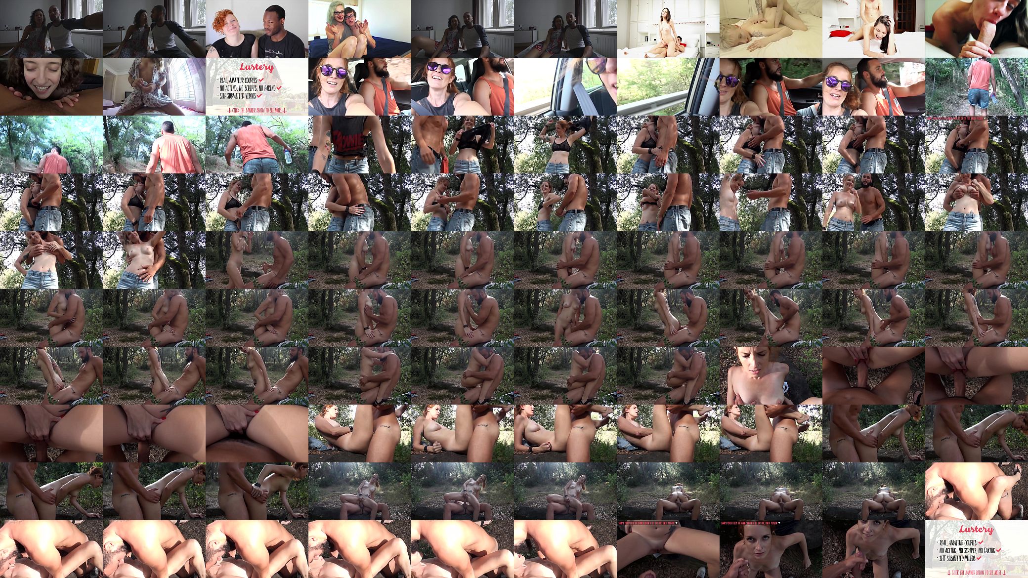 Amateur Couple Tapes Themselves Fucking in the Forest - Lustery 预览图