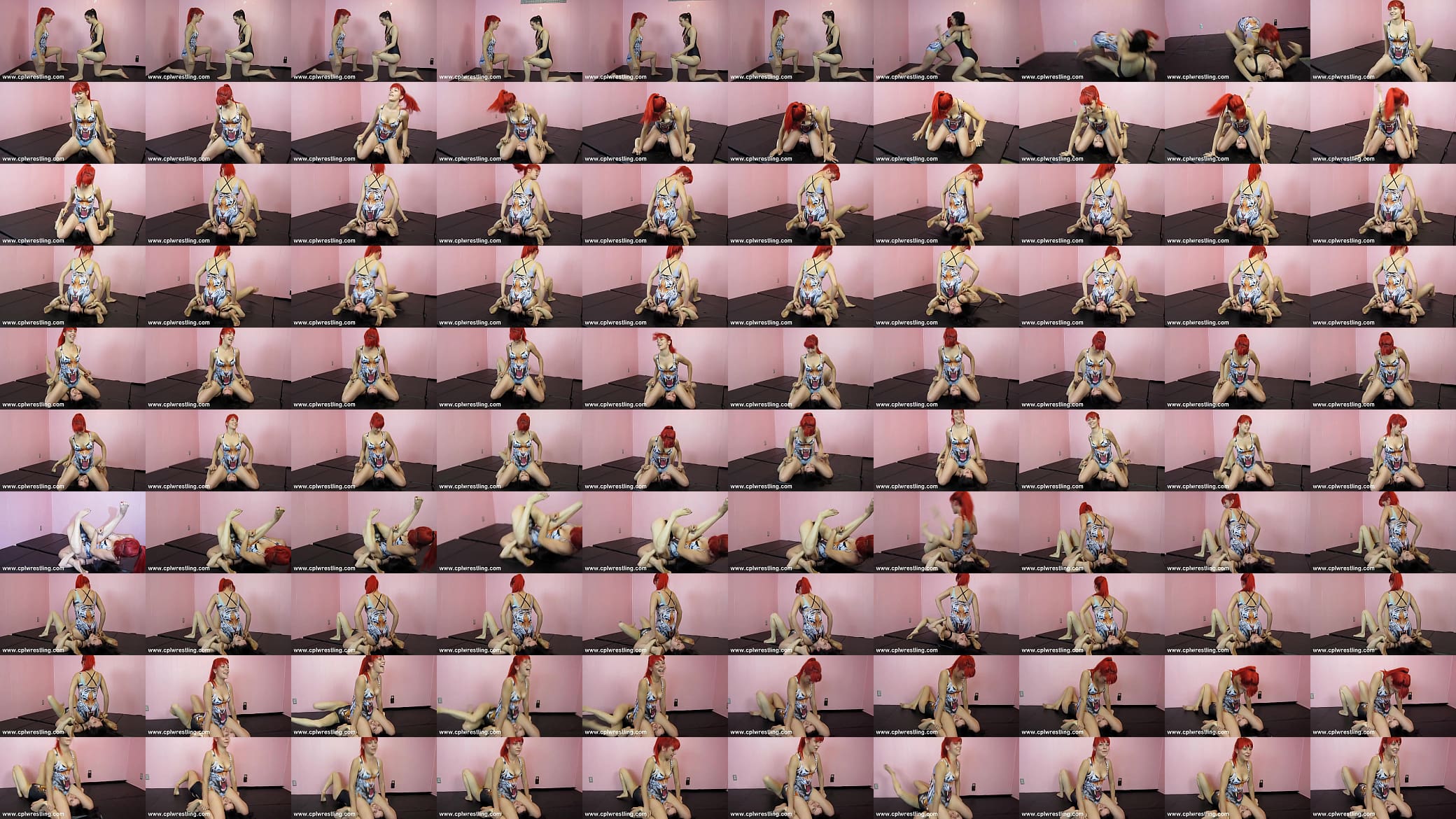 Ariel Humiliates Mariella - Fight Facesitting 预览图