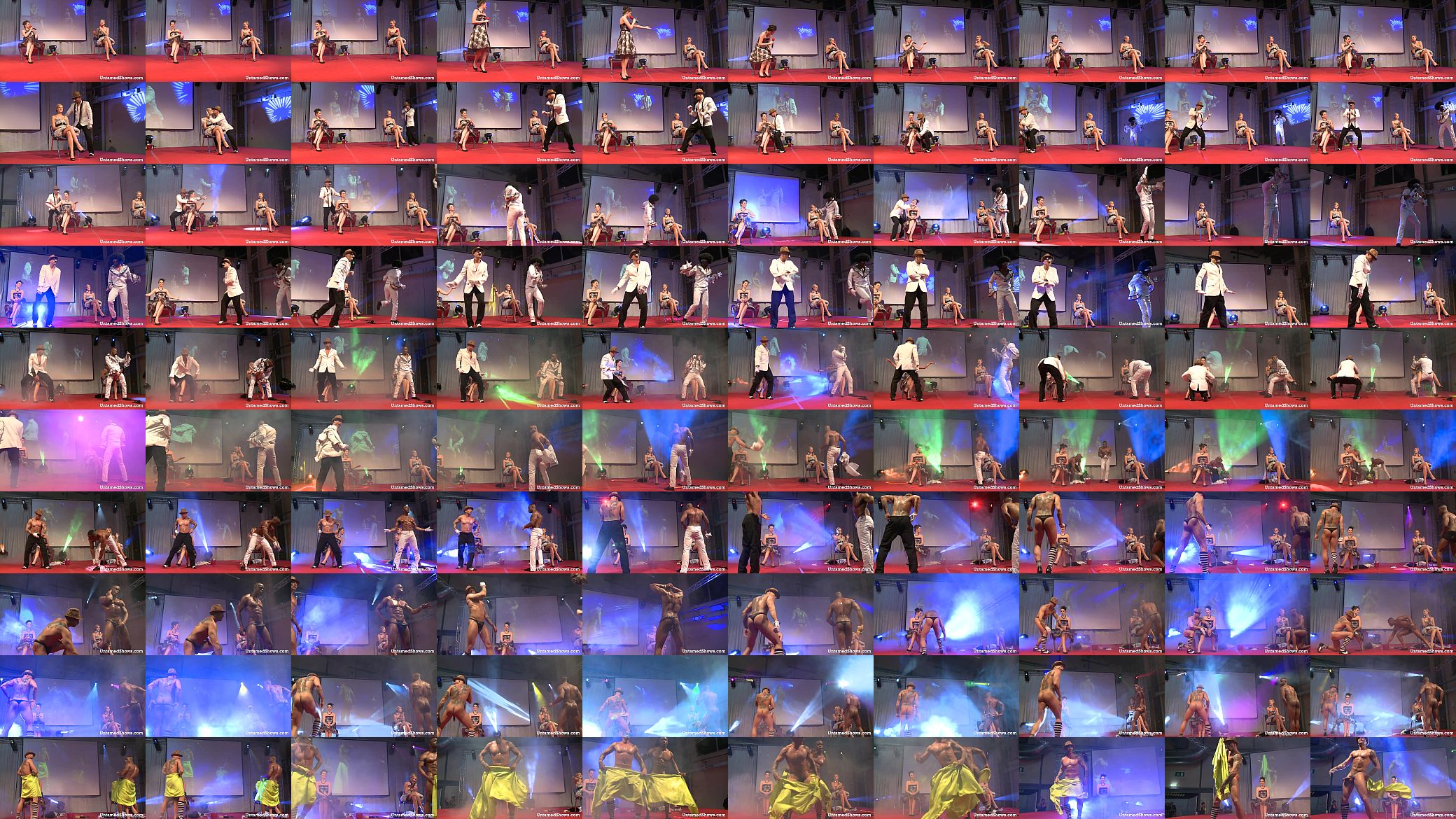 Two male strippers dancing dirty on the stage 预览图