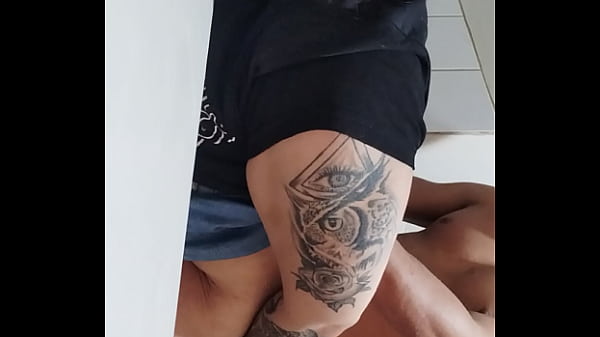 I was cooking and ended up fucked and covered in milk