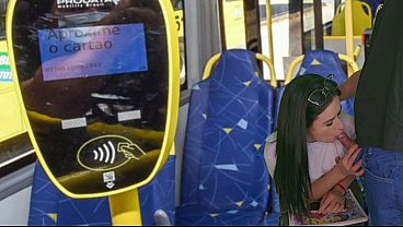 University student notices passenger's erection on the bus... and was left speechless!