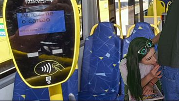 University student notices passenger's erection on the bus... and was left speechless!