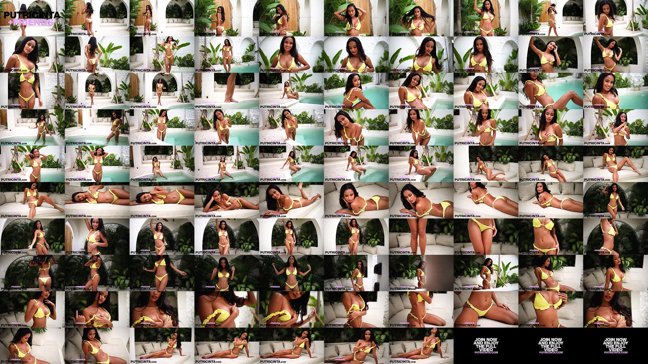 Horny Slut Putri Cinta Spread Legs SHowing Her Tanned Tight Pussy 预览图