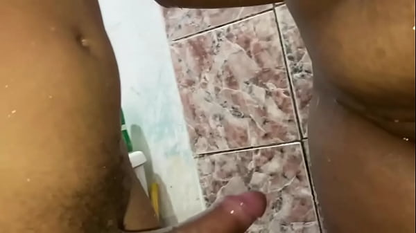 Hot friend in the bath