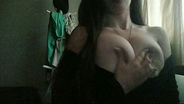 Fairy bliss horny as fuck touching herself and moaning until cumming
