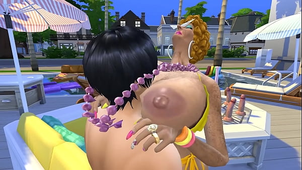 GRANNY TREAT 2 - When the cuckolds are away the old tarts will play - Sims 4