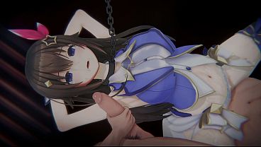 [Vtuber] - Tokino Sora "BROADCAST INTERRUPTED" (Bound Daisenpai & POV Sandwich DP) (4K/60FPS) | (A refined senior teaches a lesson)