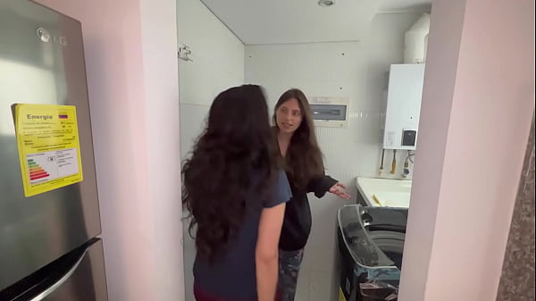 My girlfriend discovers me being unfaithful in a hot call while we have her in the guest room
