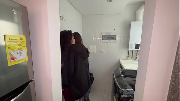 My girlfriend discovers me being unfaithful in a hot call while we have her in the guest room