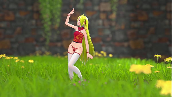 Chinese Girl M22 Hentai Undress Dancing Strip MMD 3D Blonde Hair (CLIP)