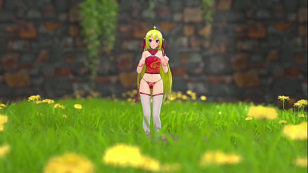Chinese Girl M22 Hentai Undress Dancing Strip MMD 3D Blonde Hair (CLIP)