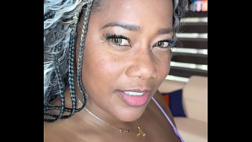 Amaya Blue plays with her nice tight pussy!