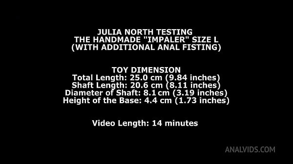 Julia North Testing The Handmade Impaler Size L (With Additional Anal Fisting) TWT049