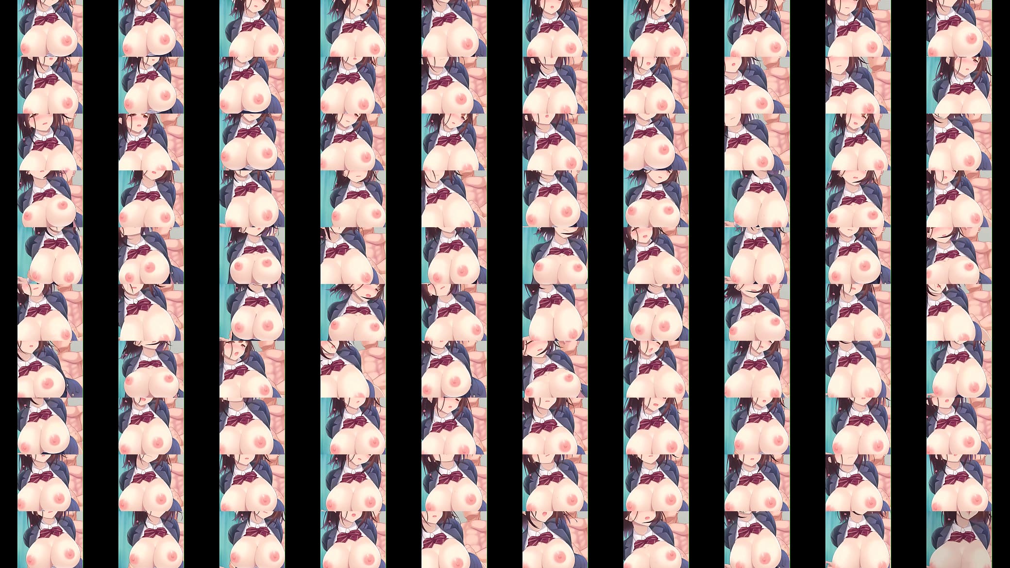 調教願望のある巨乳清楚系彼女をおっぱいをぶるんぶるん揺らす程後背位でガン突きしてオホ声アクメ絶頂させるアニメ 预览图
