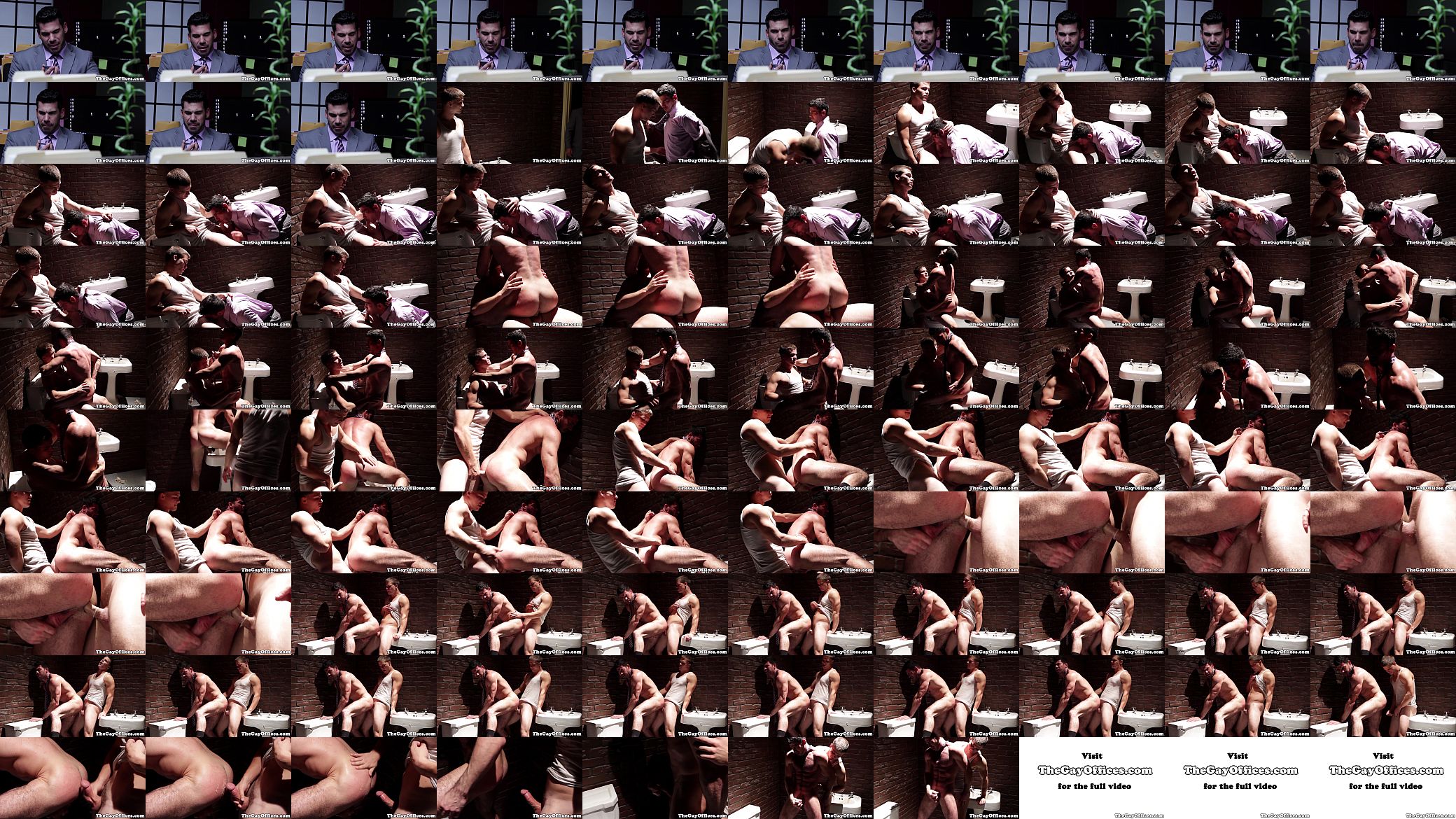 Muscled businessman assfucked by hunky stud 预览图