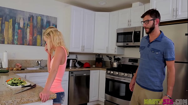 Kenzie Kai Nasty Step Sister Grab Huge Cock