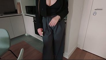 Download Video - Young Real Estate Agent agreed to a Side job