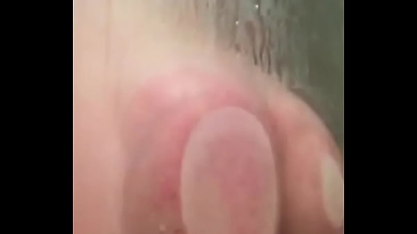 Girl shaking big ass in shower