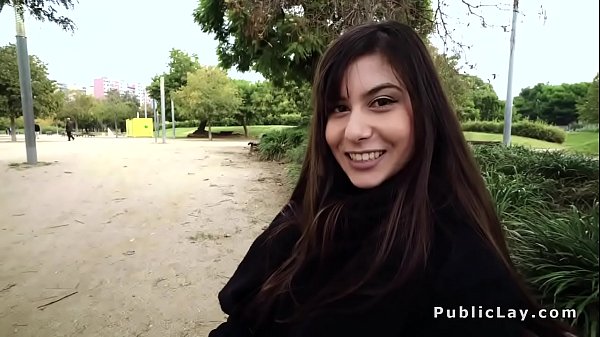 Romanian babe gets huge dick in the ass in public
