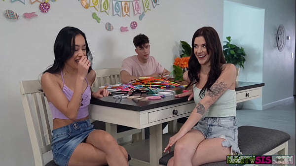 Easter Dick for Stepsis Jade Kimiko And Friend Jade Maris