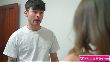 Big natural tits teen stepsis Selina Imai badly wants her stepbro