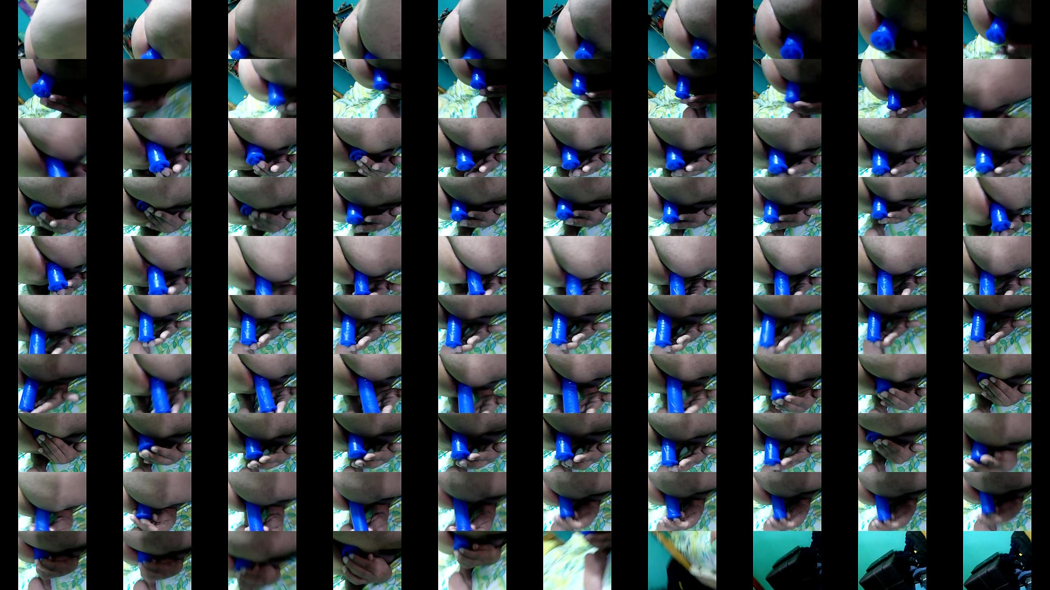Metiendome mi dildo azul 2 预览图