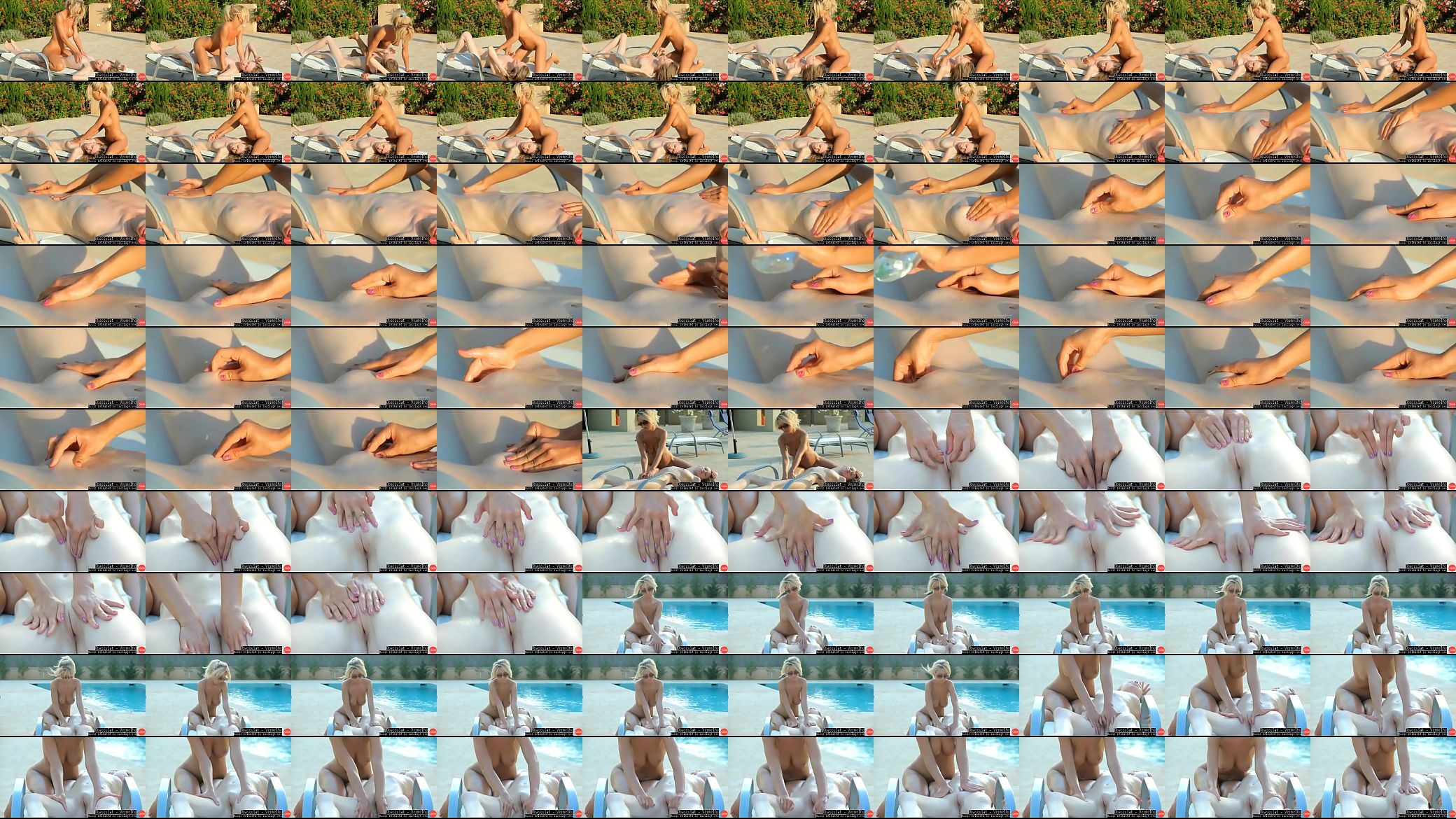 Blonde Lesbians Massage Masturbating Outdoors With Music By Obasquiat 预览图