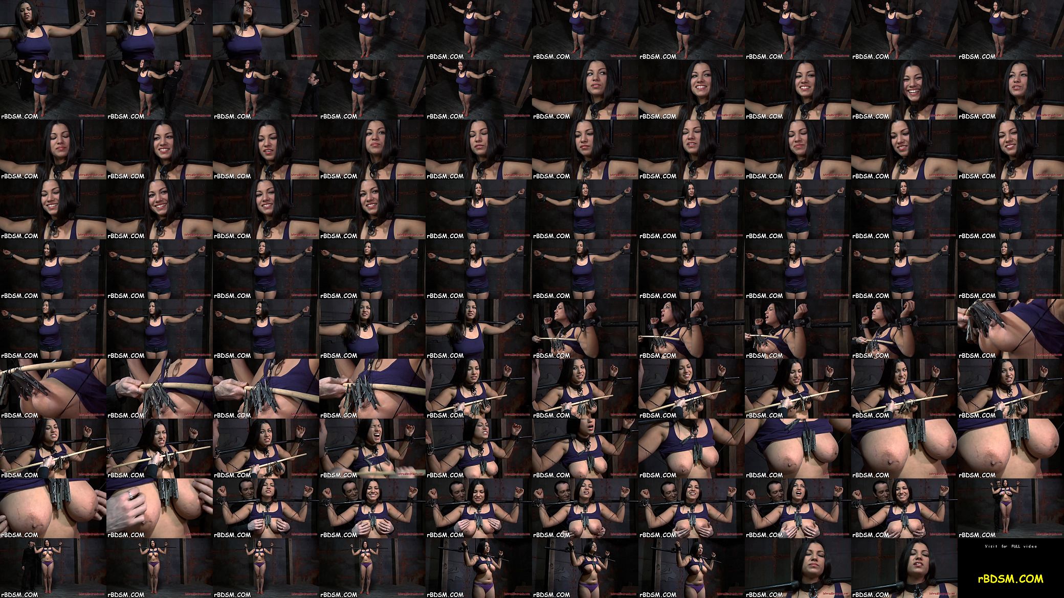 Restrained serf receives lusty torment for her naughty twat 预览图